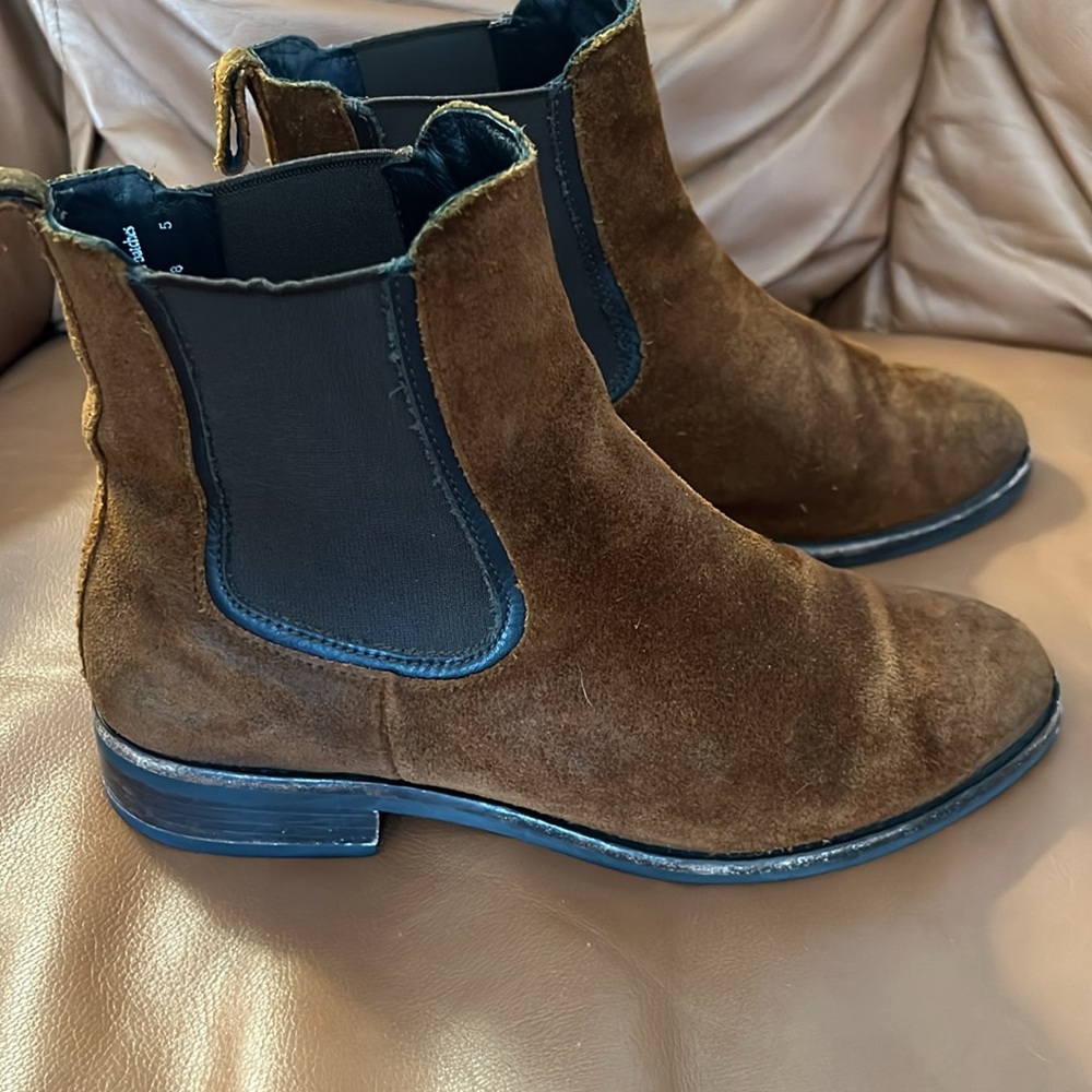 Thursday Boot Co. Brown Leather/Suede Boots Size 7.5 women’s - Picture 4 of 15